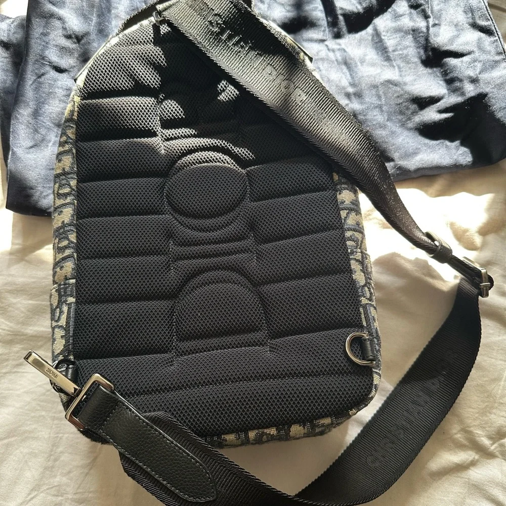 Dior Black and Cream Men's Backpack - Picture 11 of 16